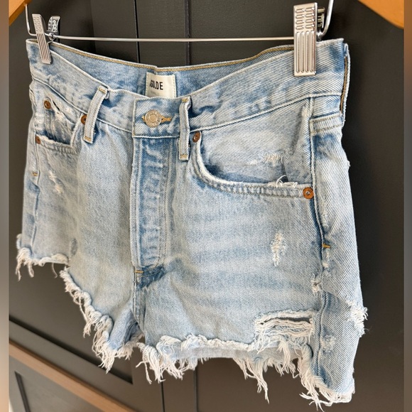 AGOLDE Parker Vintage Cut Off Short in Swapmeet • 27 - Picture 3 of 10